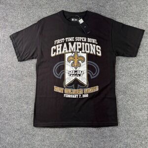 NWT New Orleans Saints Super Bowl Champions Tee Mens M NFL Team Apparel